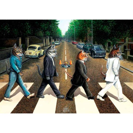 Puzzle Art Tabby Road 1000 pièces