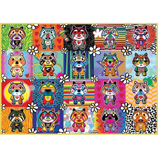 Puzzle Art Puzzle Tantan et Momo de 500 pièces Puzzle Art Puzzle Tantan et Momo de 500 pièces
