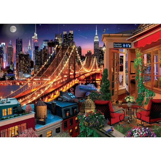 Puzzle Art Terrasses de Brooklyn 1500 pièces