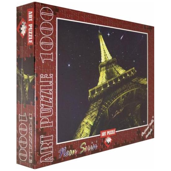 Puzzle Art Puzzle Tour Eiffel, Néon Paris 1000 Pièces