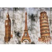 Puzzle Art Puzzle Trois Villes Trois Tours 1000 Pièces