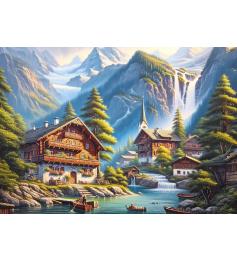 Puzzle Art Puzzle Vallée des maisons en bois 260 pièces