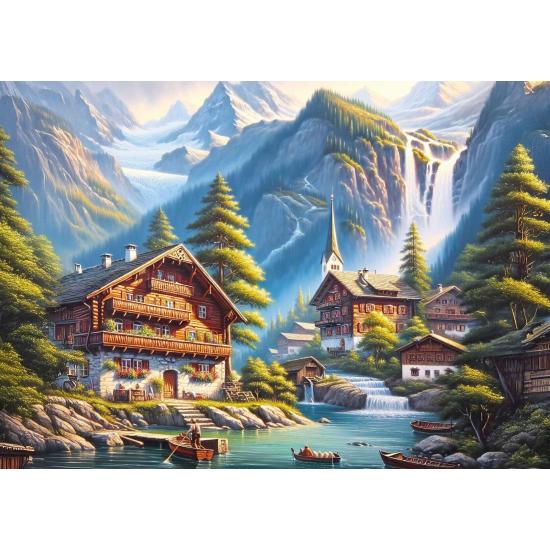 Puzzle Art Puzzle Vallée des maisons en bois 260 pièces Puzzle Art Puzzle Vallée des maisons en bois 260 pièces