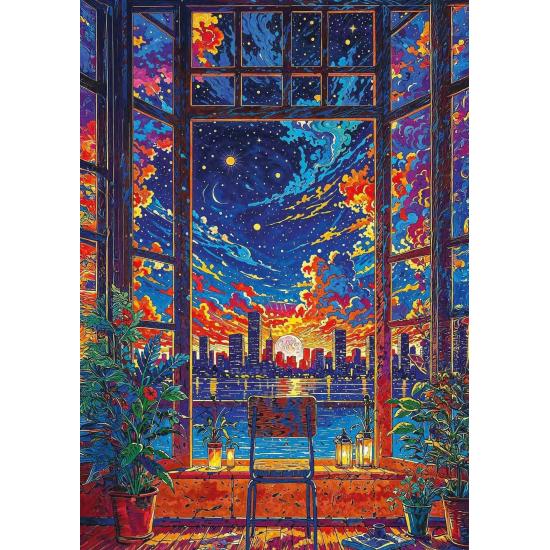 Puzzle Art Puzzle Fenêtre De Rêve 1000 pieces