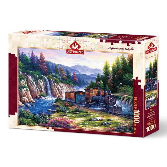 Puzzle Puzzle Art Puzzle Voyager en train 1000 pièces