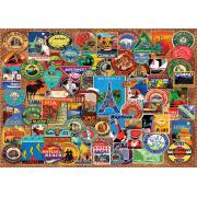 Puzzle Art Puzzle Voyageur du Monde de 1500 pièces