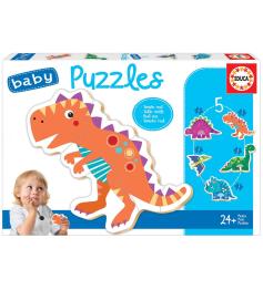 Puzzle Baby Educa Progressif Dinosaure