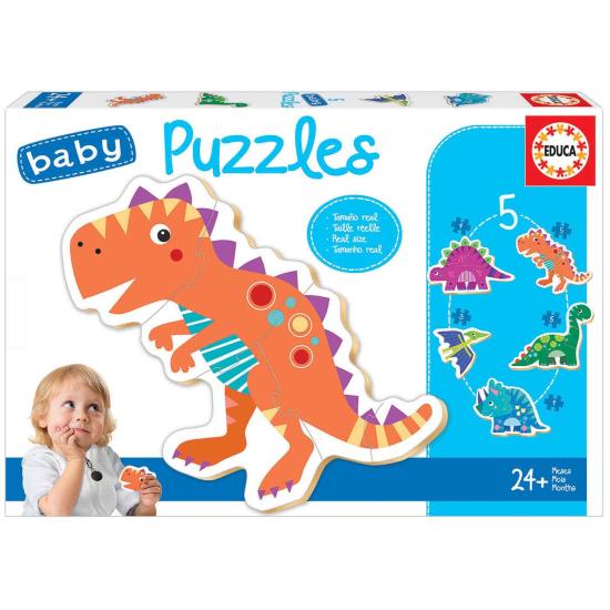 Puzzle Baby Educa Progressif Dinosaure