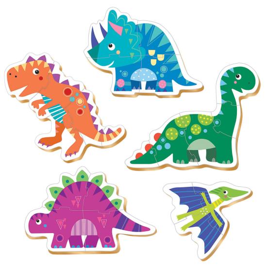 Puzzle Baby Educa Progressif Dinosaure