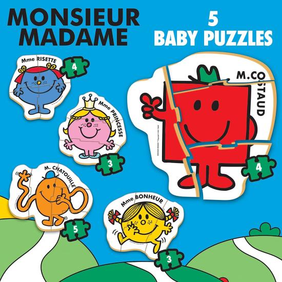 Puzzle Baby Educa Progressif Monsieur Madame