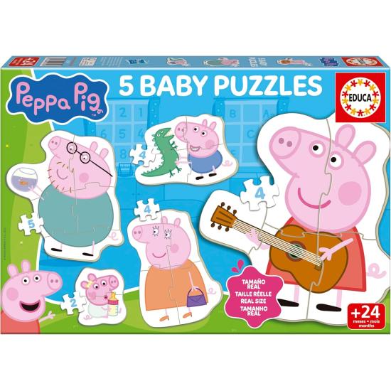 Puzzle Baby Educa Progressif Peppa Pig Puzzle Baby Educa Progressif Peppa Pig
