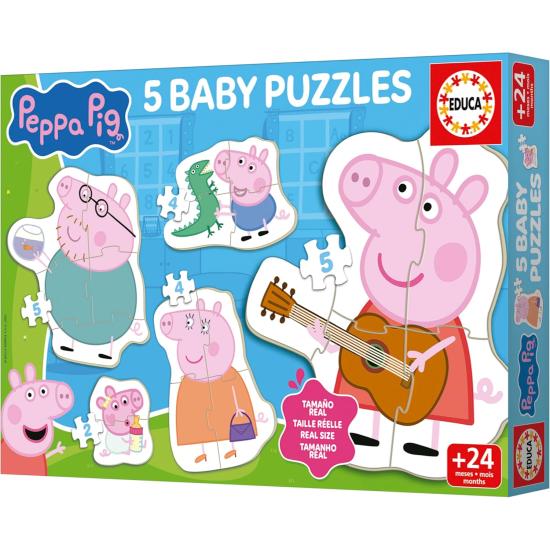 Puzzle Baby Educa Progressif Peppa Pig Puzzle Baby Educa Progressif Peppa Pig