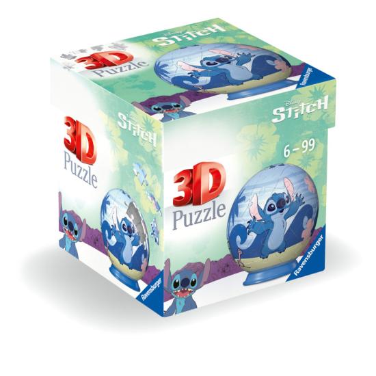 Puzzle Ball 3D Ravensburger Disney Stitch 55 Pieces