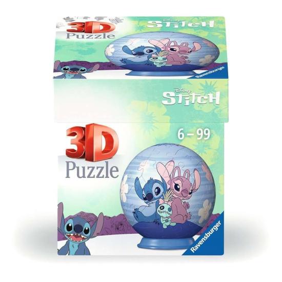 Puzzle Ball 3D Ravensburger Disney Stitch 55 Pieces