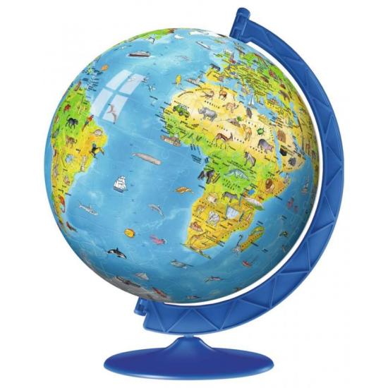 Puzzle Boule 3D Ravensburger Globe Géographique 180 Pcs
