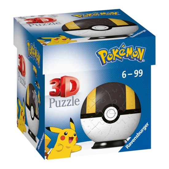 Puzzle Ball 3D Ravensburger Pokemon Hyperball 55 Pieces Puzzle Ball 3D Ravensburger Pokemon Hyperball 55 Pieces