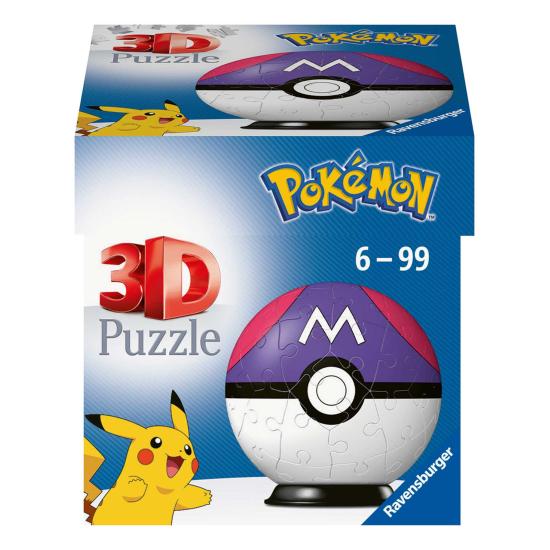Puzzle Ball 3D Ravensburger Pokemon Masterball 55 Pieces