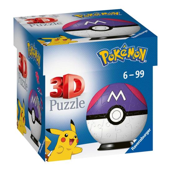 Puzzle Ball 3D Ravensburger Pokemon Masterball 55 Pieces
