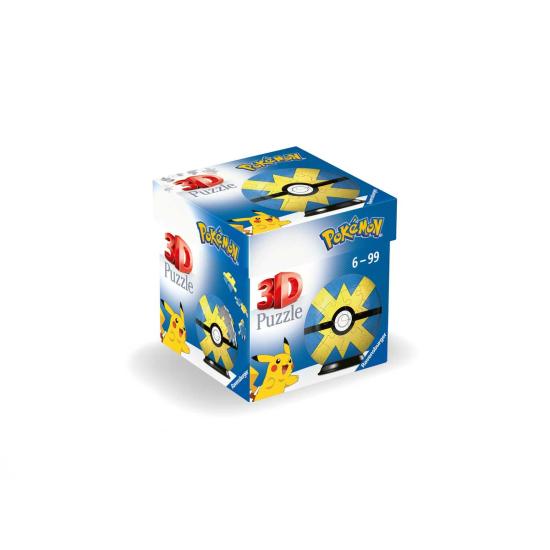 Puzzle Ball 3D Ravensburger Pokemon QuickBall 55 Pieces Puzzle Ball 3D Ravensburger Pokemon QuickBall 55 Pieces
