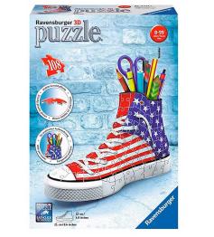 Puzzle Ball 3D Ravensburger Sneaker American Style 108 pièces