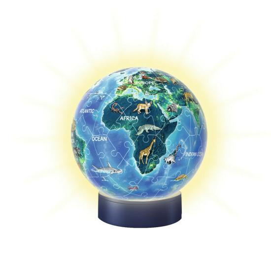 Puzzle Boule Lampe Ravensburger La Terre 3D 72 Pièces