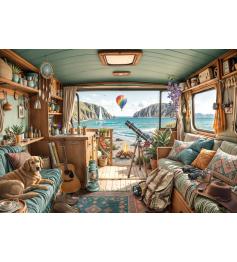 Puzzle Bluebird Camping Coast 1000 pièces