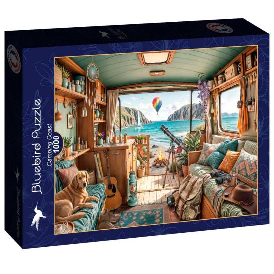 Puzzle Bluebird Camping Coast 1000 pièces