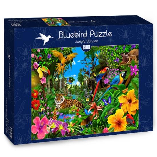 Puzzle Bluebird Dawn in the Jungle 1500 pièces