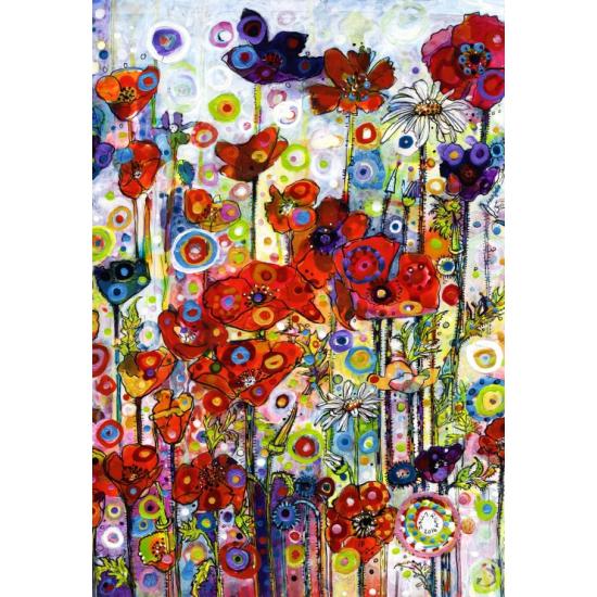 Puzzle de 1000 pièces Coquelicots Bluebird