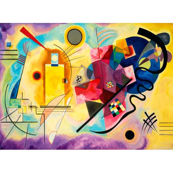 Puzzle Bluebird Jaune Rouge Bleu 6000 pièces