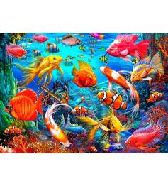 Puzzle Bluebird Poisson Tropical 1500 pièces