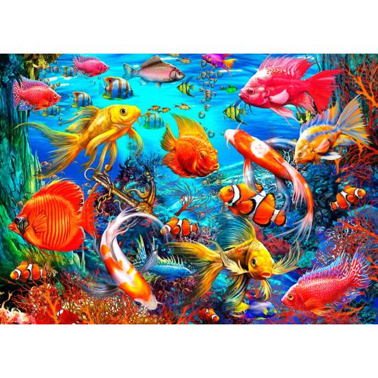 Puzzle Bluebird Poisson Tropical 1500 pièces