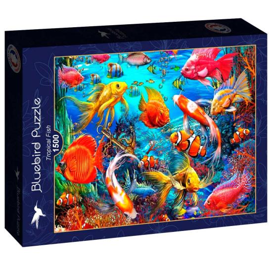 Puzzle Bluebird Poisson Tropical 1500 pièces