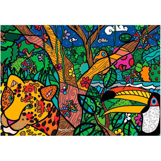 Puzzle 1000 pièces Bluebird Amazonia
