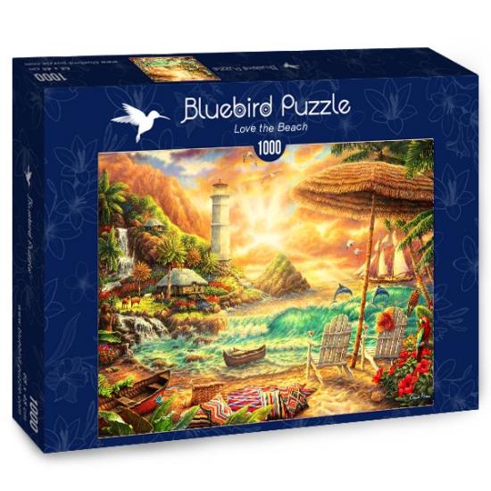 Bluebird I Love the Beach Puzzle 1000 pièces