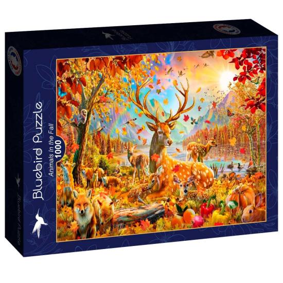 Puzzle Bluebird Animaux en Automne 1000 pièces