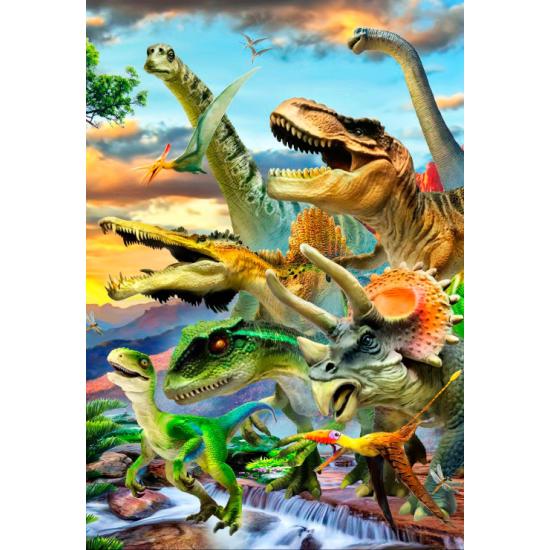 Bluebird Sunset Dino Puzzle 260 pièces