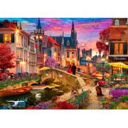 Puzzle Bluebird Soirée Sur Le Canal 500 pièces