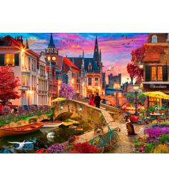 Puzzle Bluebird Soirée Sur Le Canal 500 pièces