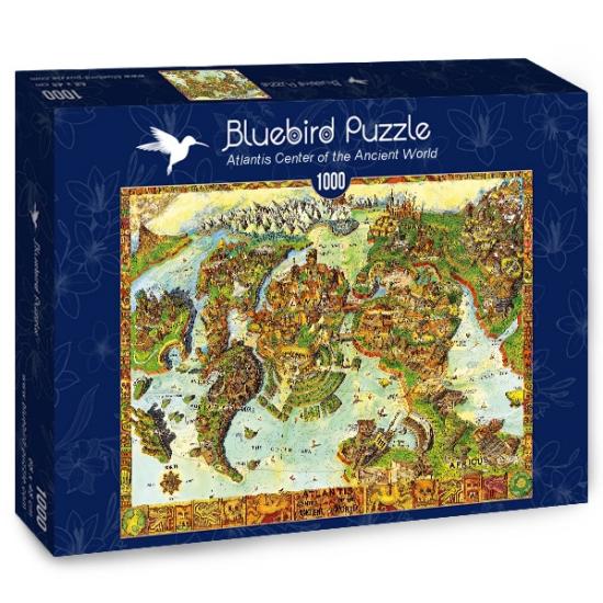 Puzzle Bluebird Atlantis Centre du monde antique 1000 pièces