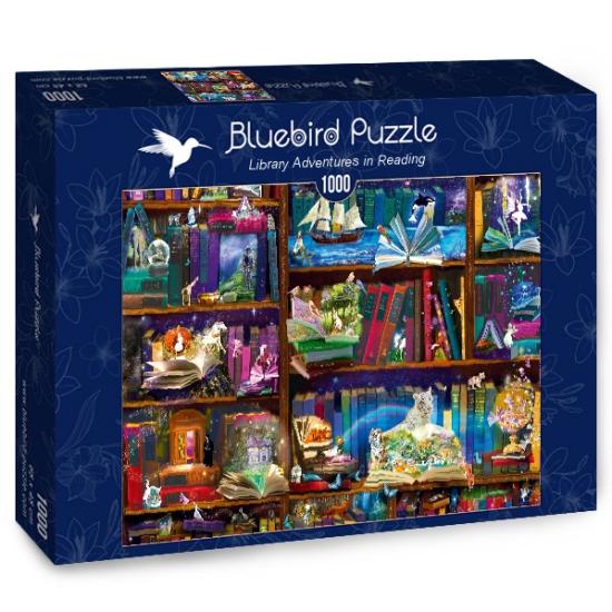 Bluebird Adventures dans la bibliothèque Puzzle 1000 pièces