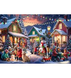 Puzzle Bluebird Quartier De Noël 2000 pièces