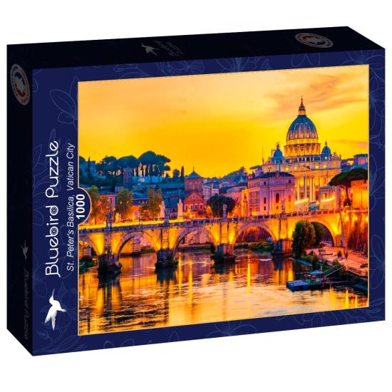 Puzzle Bluebird Basilique Saint-Pierre, Vatican 1000 pièces