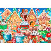 Puzzle Bluebird Cannes De Bonbon Et Cacao 1000 pièces
