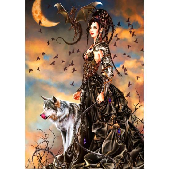 Puzzle 1000 pièces Bella l'oiseau bleu