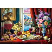 Puzzle Bluebird Nature Morte Et Vin 1000 pièces