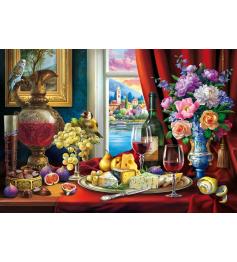 Puzzle Bluebird Nature Morte Et Vin 1000 pièces