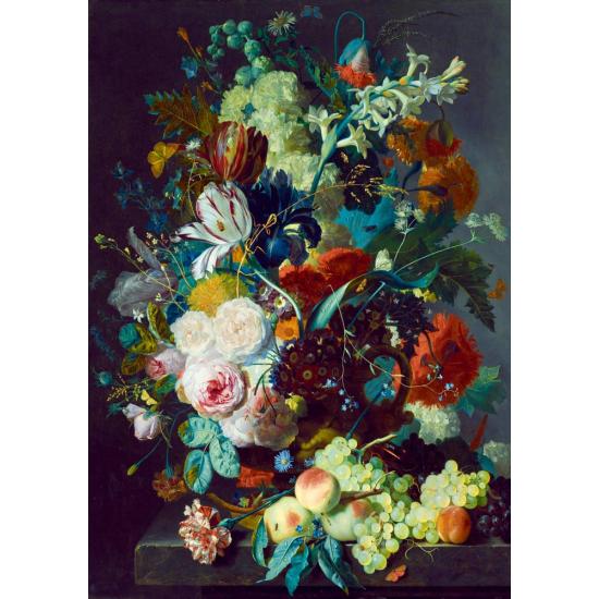 Bluebird nature morte avec des fleurs et des fruits Puzzle 1000 Bluebird nature morte avec des fleurs et des fruits Puzzle 1000