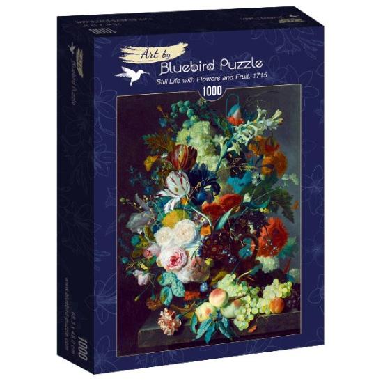 Bluebird nature morte avec des fleurs et des fruits Puzzle 1000 Bluebird nature morte avec des fleurs et des fruits Puzzle 1000
