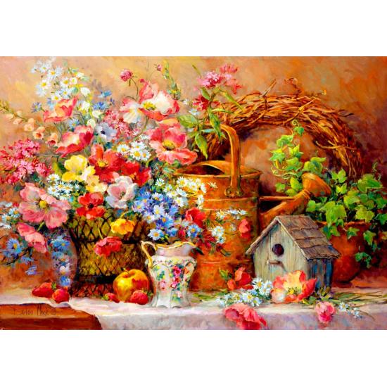 Bluebird Garden Still Life Puzzle 2000 pièces